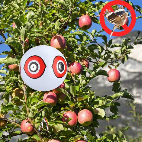 Aufblasbarer Vogelscheuchen-Ballon, Raubtier-Vogelscheuche (weiß) Abwehrmittel