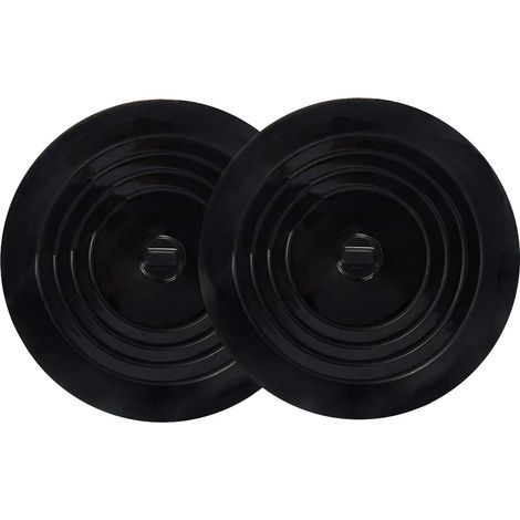 Bouchon De Drain - En Silicone Souple - Diamètre 6 Pouces - Pour Évier Cuisine Salle De Bain Machine À Laver - Lot De 2 (1/5)