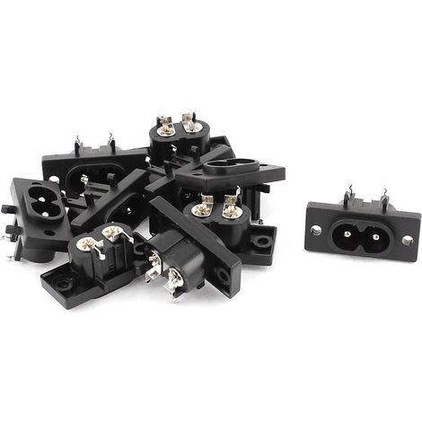 AC 250V 2.5A IEC320 C8 Lot de 10 dosettes de charge simples (68975f33187b865efc891f3f9e58b5f1) (1/2)
