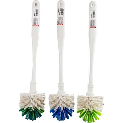 SCOPINO PER WC MODELLO NEJIB BICOLORE CON SETOLE ULTRARESISTENTI E IMPUGNATURA FACILE ASSORTITI (1/2)