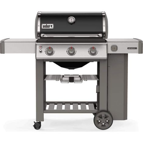 Weber barbecue a gas gpl genesis e-310 gbs acciaio nero con ruote girevoli (1/5)