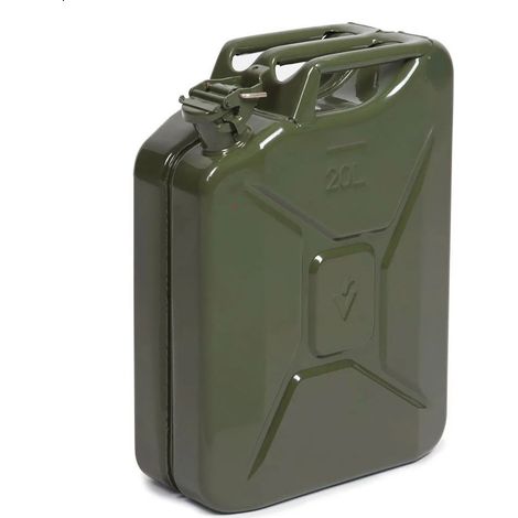 TANICA LATTA METALLICA METALLO CARBURANTE GASOLIO BENZINA 20Lt
