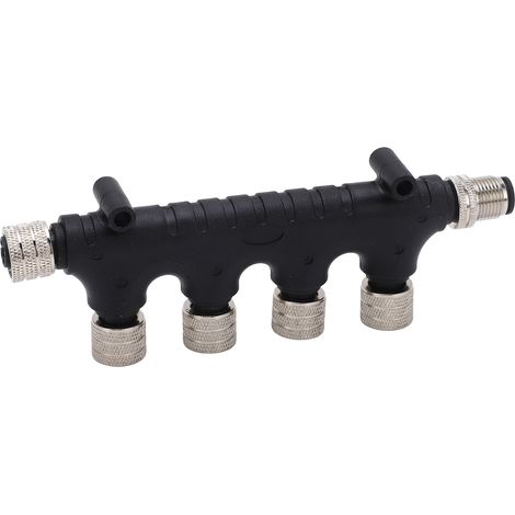 Connecteur en T 5 broches étanche IP67 pour câbles de dérivation NMEA 2000, terminal en T multiport 4 ports pour réseaux Lowrance (1/5)