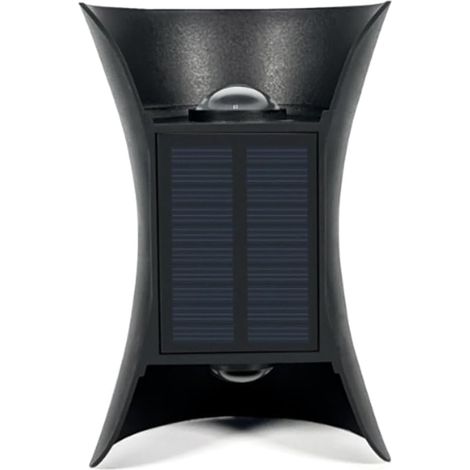 Lámpara de pared exterior con sensor de luz solar para decoración familiar (1/4)