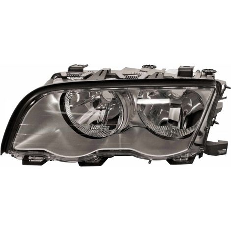 Phare avant gauche noir H7/H7 BMW Serie 3 E46 phase 1 1998-2001