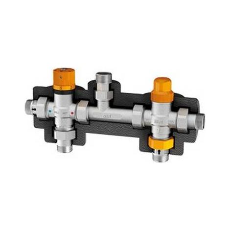 Groupe pour système solaire avec intégration thermique et dérivateur