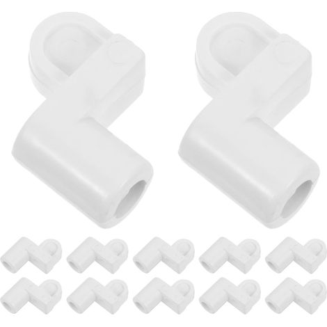 Fenstergitterclips mit Schrauben 24 Stück 3 8 Zoll