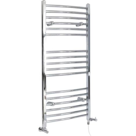 Hudson Reed Kent - Sèche-Serviettes Design Mixte Moderne Incurvé - Chromé - 120 cm x 59.8 cm