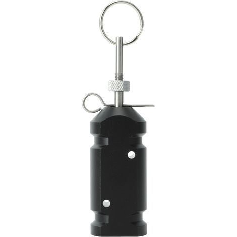 Alarme de Périmètre 4.5V pour Tente - en Alliage d'Aluminium, pour Camping et Jardin (Noir)