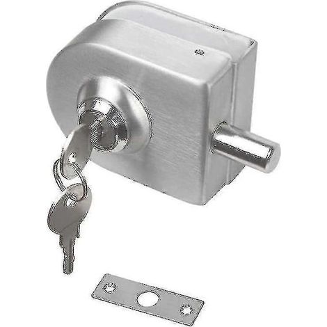 Serrure de porte en verre en acier inoxydable-Online Store (1/2)