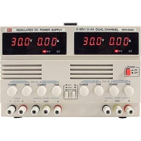 Affichage numérique de réparation de téléphone Portable d'ampèremètre linéaire stabilisé d'alimentation stabilisée CC MCH-302D-II (Size : 110v) (1/4)