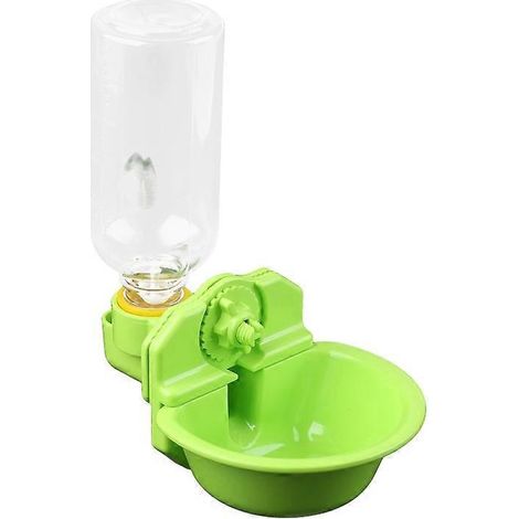 Bouteille d'eau pour lapin 8.5oz 17oz, distributeur automatique suspendu sans fuite, vert S. (1/4)
