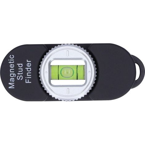 Détecteur de Métaux Magnétique Portable avec Niveau à Bulle pour Vis et Clous en Acier, Noir (1/5)