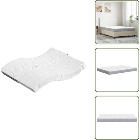 Matelas à ressorts ensachés moyen 140x200 cm - Matelas À Ressorts Ensachés - Matelas Double - Matelas Confortable - Matelas Bon Marché - Literie (1/5)