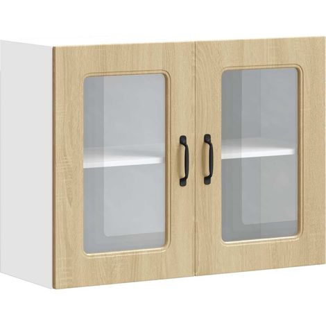 Maison Exclusive - Armario de cocina de pared con puerta de crist
