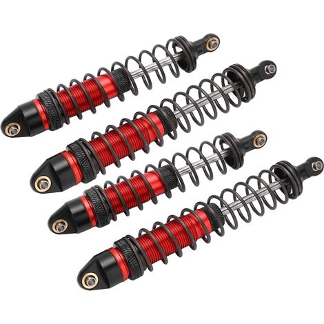 Amortisseurs avant et arrière RC pour voiture ARRMA 1/10 télécommandée suspension rouge (1/5)
