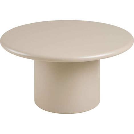 Nagano Couchtisch Ø80cm sandfarben.