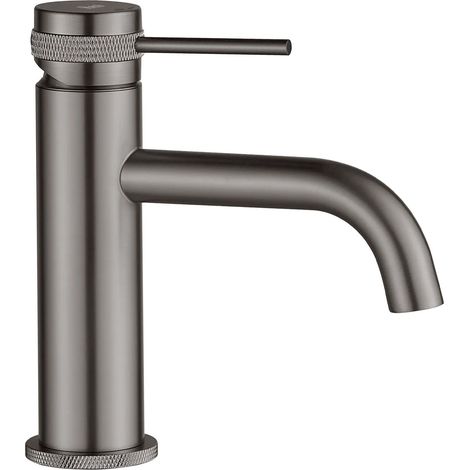 Bathroom faucet Rea Lungo Grip Gun Grey low (1/5)