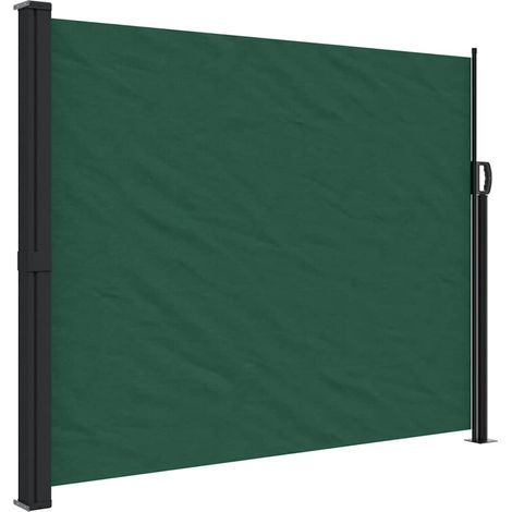 Store Banne - Auvent latéral rétractable vert foncé 160x300 cm fr10674 - Maison La Vie (1/5)