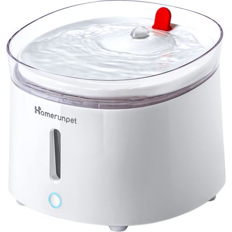 Fontaine à eau pour chat et chien avec pompe sans fil silencieuse et bol en céramique pour une hydratation saine et propre