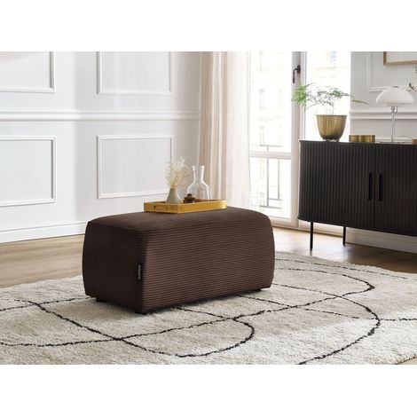 BOBOCHIC - Pouf ATILLA velours côtelé Marron (1/5)