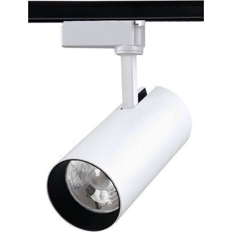 LED-Schienenbeleuchtung, Hochleistungs-COB-Schienenbeleuchtung, Schienenbeleuchtung geeignet für Einkaufszentren und Supermärkte (warmweißes Licht - 3000K, 30W)