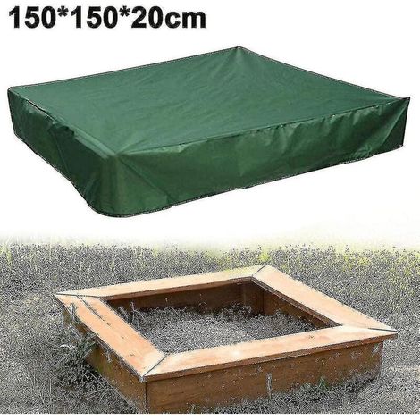 Wasserdichte Sandkastenabdeckung, Sandkastenplane, Spielzeugsandkastenabdeckung (1/4)