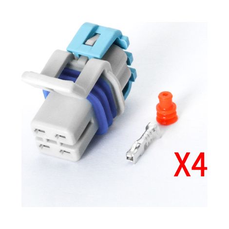Connecteur de capteur d'oxygène automobile compatible : DJ7044A-1.5-11/21 (référence : 15326423/12176897). (1/4)