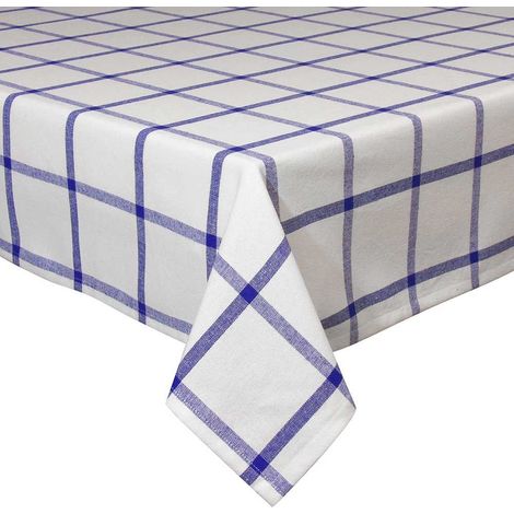 Tognana Tovaglia Picnic Blu Textile 140 x 240 Cm Bianco Blu