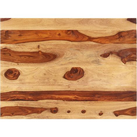 Dessus de table, Plateau De Table Bois solide 15-16 mm 70x80 cm LKF76087 (1/5)