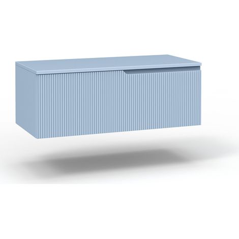 Base con top 1 cestone ZIP azzurro tiffany (1/2)