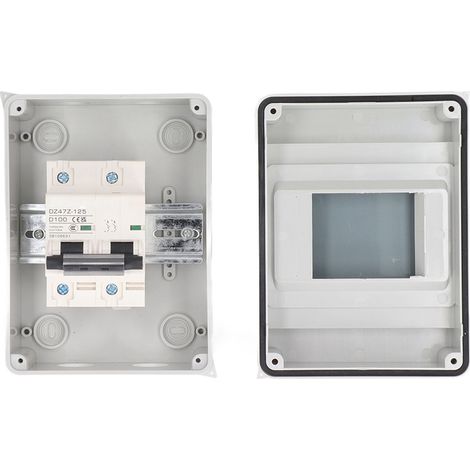 Miniatur-2-poliger 10-A-1000-V-Gleichstrom-Leistungsschalter, IP65 wasserdicht, Trennschalter für Photovoltaik-Solaranlagen (1/5)