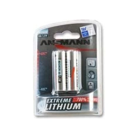Ansmann Mignon Extreme Lithium Batería 2 x AA Plata