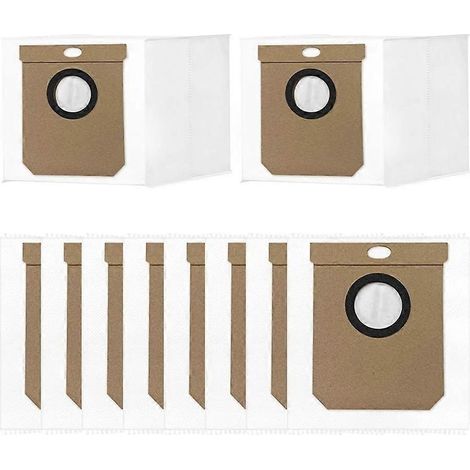 Lot de 10 sacs à poussière pour aspirateur Cecotec Conga 7690 Immortal Max - Pièces de rechange (1/5)