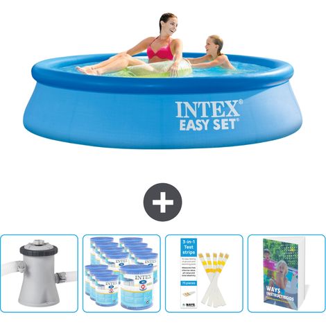 Intex Piscine Easy Set Ronde - 244x61 cm - 5-pièces SCB123 (1/5)