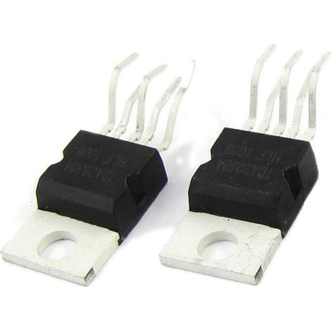 Six puces IC d'amplificateur opérationnel audio à amplificateur opérationnel unique TDA2030A, configuration à 5 broches. (1/2)