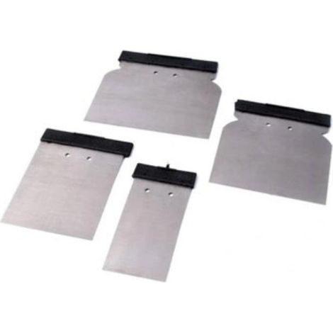 espatula japonesa inoxidable para emplastecer - juego 4 pzas ebertools expert