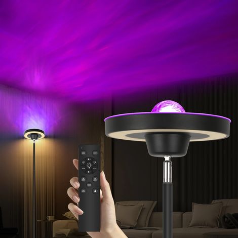 Lampadaire LED RGB CCT avec Effet Ondulation d'Eau, Lampe d'Ambiance pour Salon et Chambre (1/5)