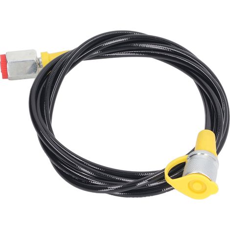 2 m / 6 ft Hydraulik-Druckprüfschlauch 630 bar M16 x 2‐1/4 BSP PU-Mantel Hochdruckbeständiger Prüfkupplungsschlauch (1/5)