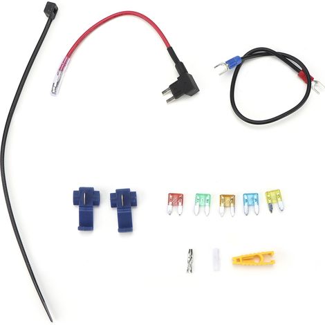 Lot de 12 adaptateurs de fusible à ajouter, porte-fusible à lame ATM APM pour dashcam, alarme, GPS, lecteur DVD (1/5)