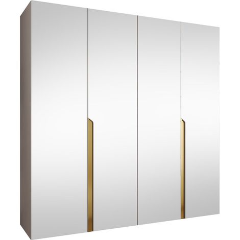 Armario Hartford 591, Cachemira, 202x200x52cm, Puertas de armario: Con bisagras, Número de estantes: 0 (1/5)