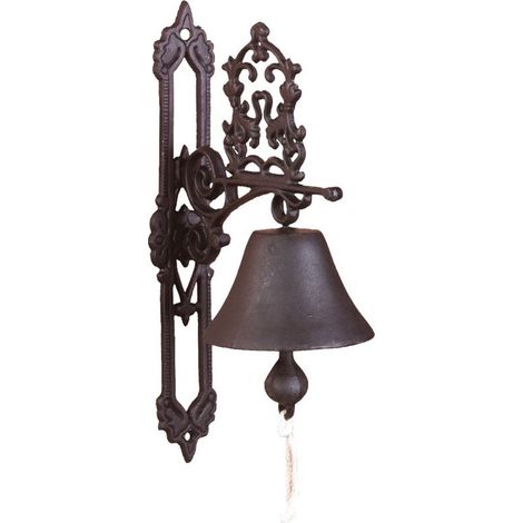 Sonnette de porte vintage en fonte (1/2)
