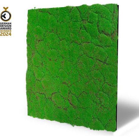 JANGAL Pannelli acustici Modulabili in FLORA sintetica ULTRAREALISTICA 52x52cm mod. FOREST GREEN