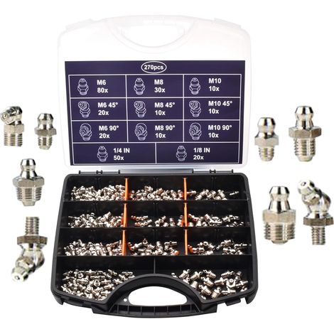 Ensemble De Graisseurs - Kit de Graisseurs pour Automobile et Industrie - (1/5)