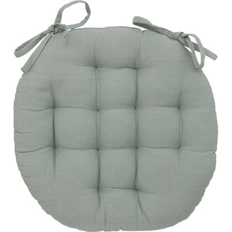 Galette de chaise ronde en coton ANJALI (1/2)