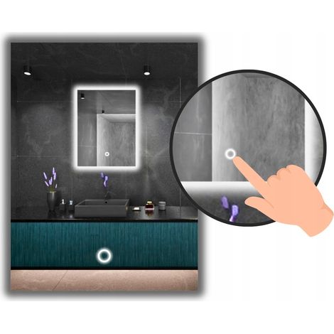 Servicio de instalación de interruptores táctiles para espejos LED. (1/5)