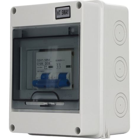 Interrupteur de sectionnement solaire photovoltaïque CC IP65, boîtier de distribution étanche, disjoncteur à air pour système de production d'énergie 500 V