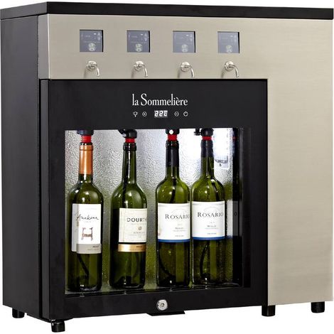 Distributeur de Vin au Verre 4 Tirages DVV4SSE - La Sommelière