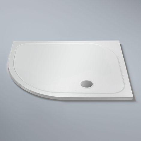 Merlyn Touchstone Slip Resistant Offset Quadrant Shower Tray 1200mm x 800mm Left Handed (1/5)