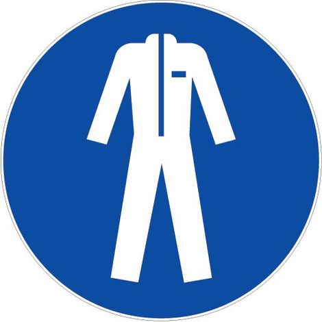 Panneau Vetements de protection obligatoires - Rigide Ø180mm - 4041186